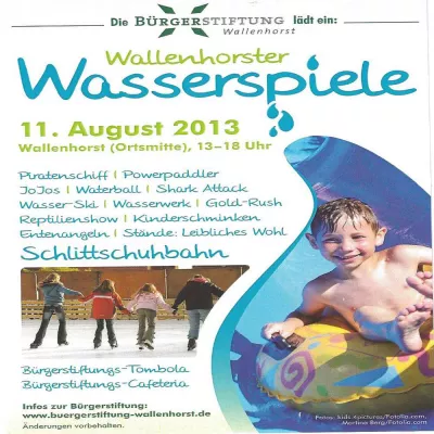 Bild: 1. Wallenhorster Wasserspiele der JOJOS und der Bürgerstiftung Wallenhorst
