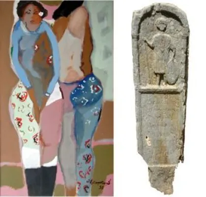 Bild: Moderne Malerei reflektiert kulturelles Erbe Tunesiens