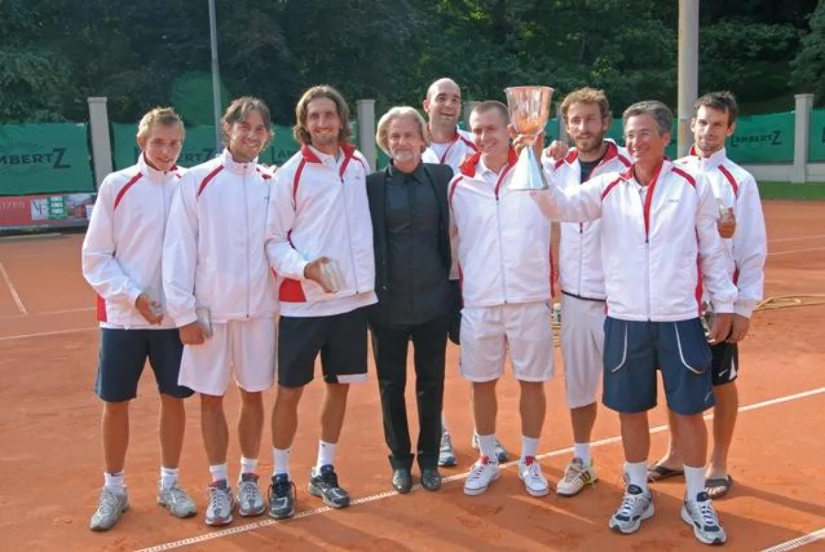 Kurhaus Lambertz Aachen und Hauptsponsor Dr. Hermann Bühlbecker/Lambertz