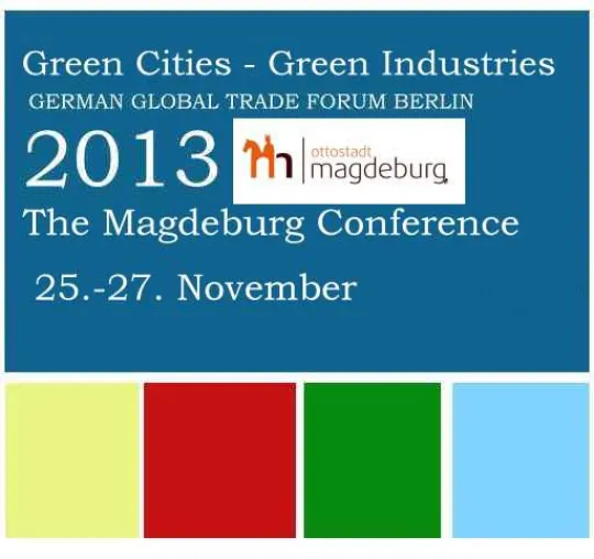 Bild: Magdeburg: 2. Internationale Green Cities-Green Industries Konferenz im November 2013
