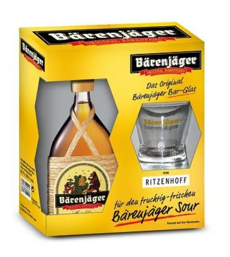 Bild: NEU: Bärenjäger Geschenkpack mit dem Original Ritzenhoff Bar-Glas für sommerlich-frische Trinkvariationen