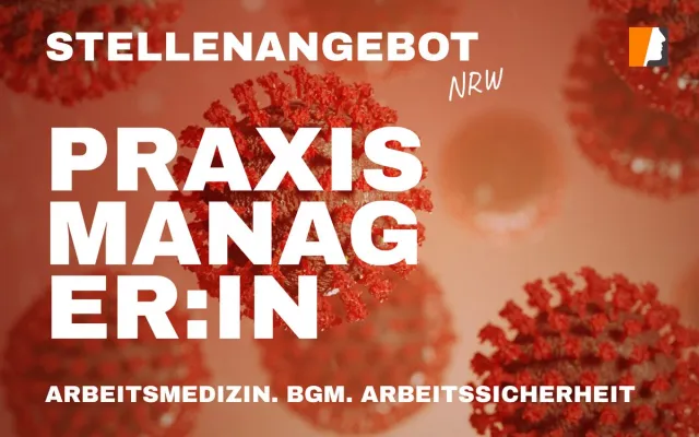 Bild: Karrierechance für MFA: Praxismanagement in der Arbeitsmedizin (Westliches NRW)