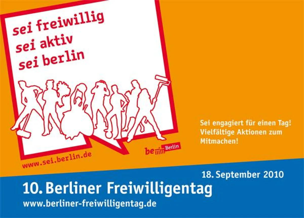 Einladung zum 10. Berliner Freiwilligentag