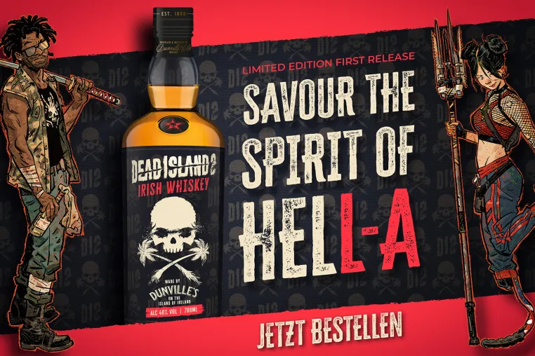 Bild: Dunville's Irish Whiskey und globaler Spieleentwickler präsentieren gemeinsam Dead Island 2 Whiskey