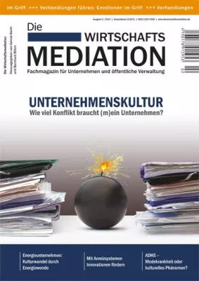Bild: Die Wirtschaftsmediation 2/2014: Gesunde Unternehmenskultur ist der Schlüssel zum unternehmerischen Erfolg