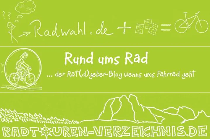 Bild: Radwahl, Rund-ums-Rad und Radtouren-Verzeichnis - drei Blogs unter einem Dach