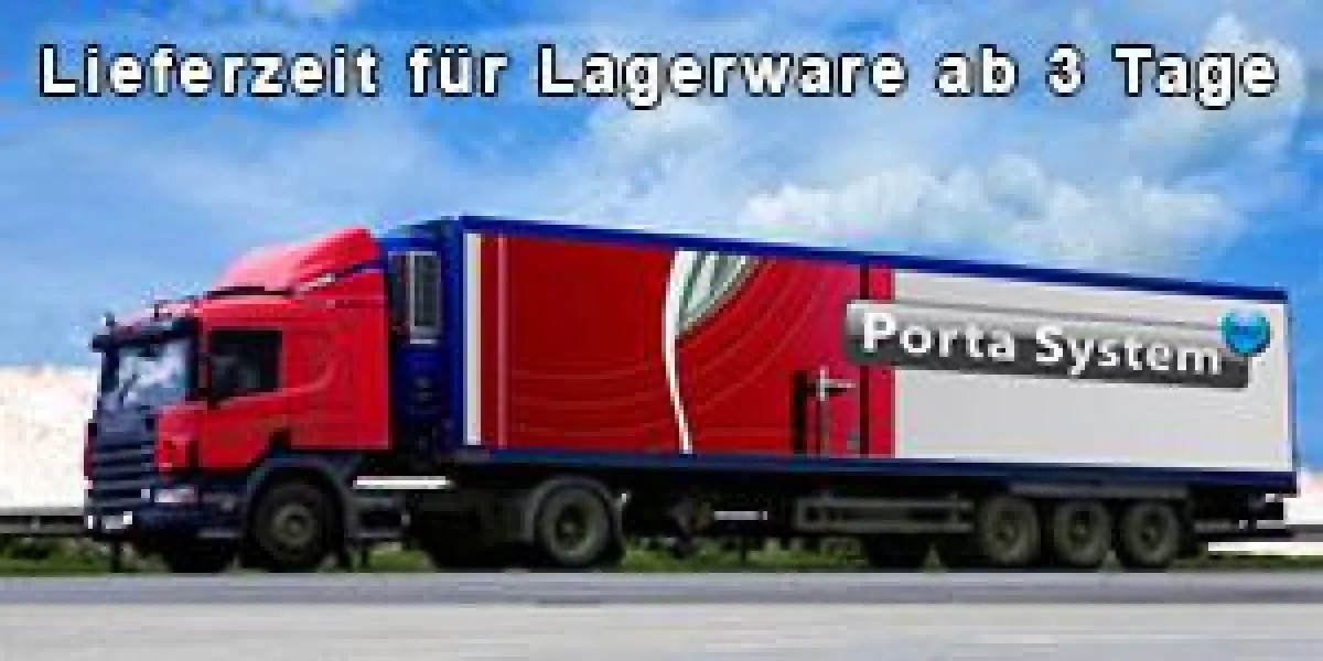 günstigste Versandkosten im Porta System Onlineshop