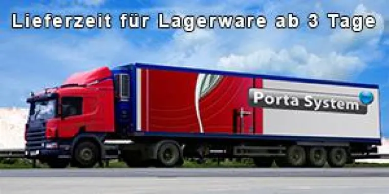 Bild: Porta System Onlineshop bietet deutschlandweit günstigste Versandkosten