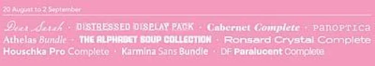 Bild: 25 % Rabatt auf viele Schriften bei Veer