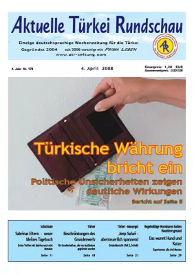 Aktuelle Türkei Rundschau - Vertrieb nur noch über das Internet Bild: Aktuelle Türkei Rundschau - Vertrieb nur noch über das Internet