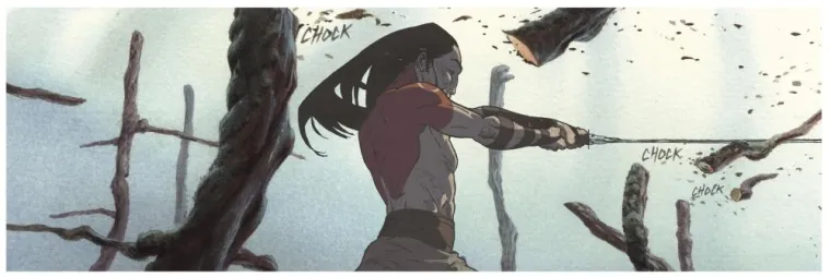 Bild: Thomas von Kummant: Pose mit Schwert