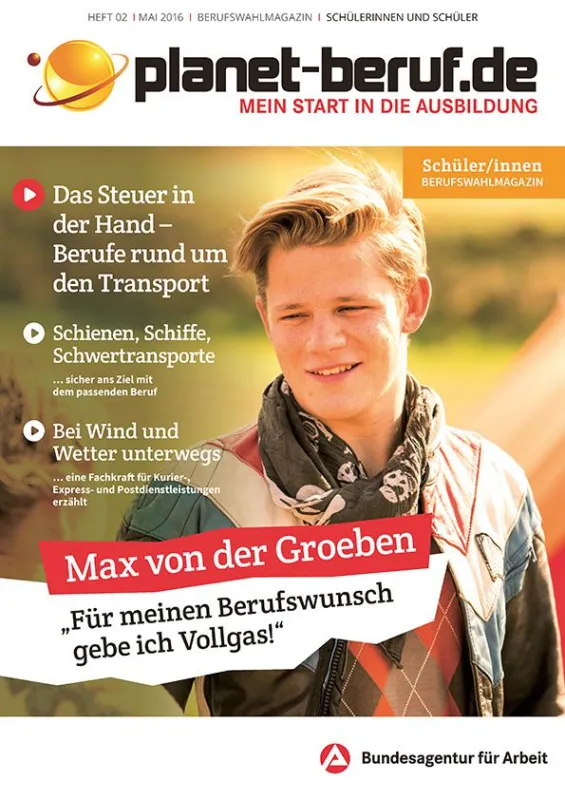 Cover Berufswahlmagazin 02/2016