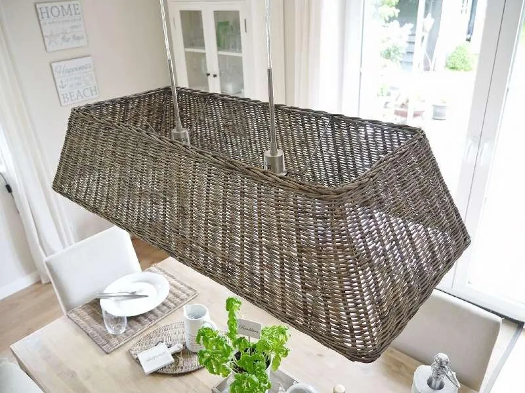 Rattan Hängeleuchte