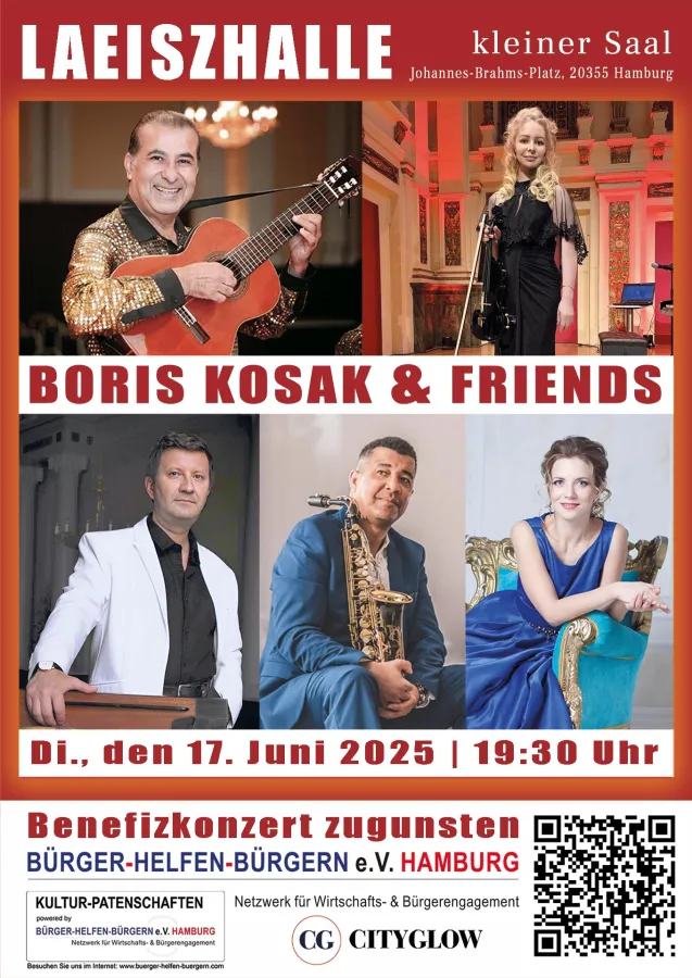 Boris Kosak & Friends - Benefizkonzert zugunsten Bürger helfen Bürgern e.V. Hamburg