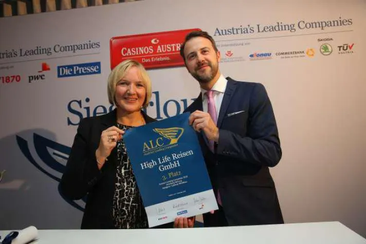 Bild: High Life Reisen unter Austria’s Leading Companies