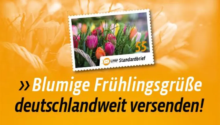 Bild: Blumige Frühlingsgrüße versenden
