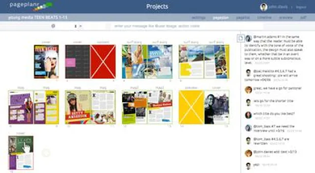 Bild: pageplanr erleichtert die Organisation und Gestaltung von Print-Projekten