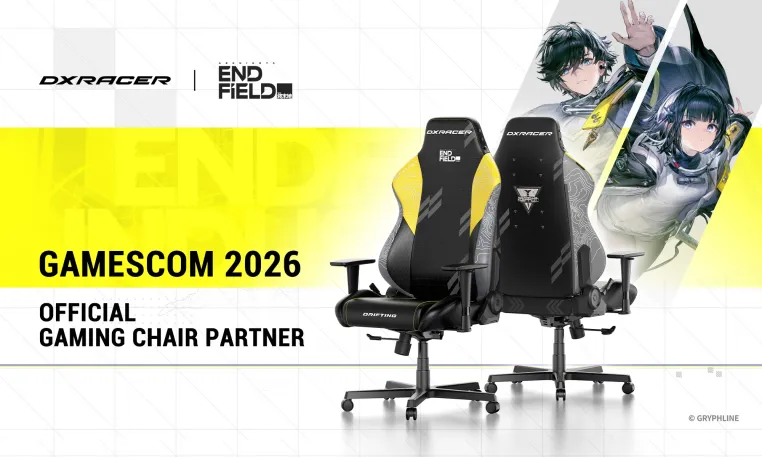 Bild: DXRACER bringt Arknights: Endfield mit exklusiven Gaming-Stühlen auf die gamescom 2026