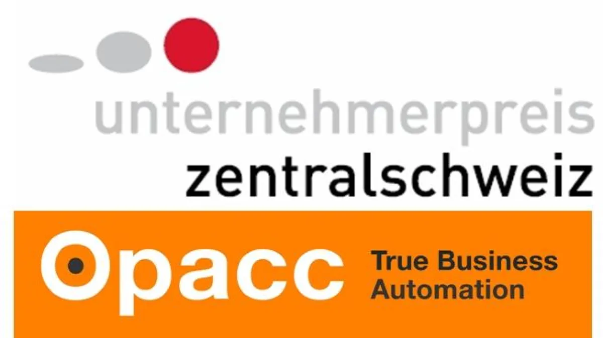 Opacc für den SVC Unternehmerpreis Zentralschweiz 2010 nominiert.