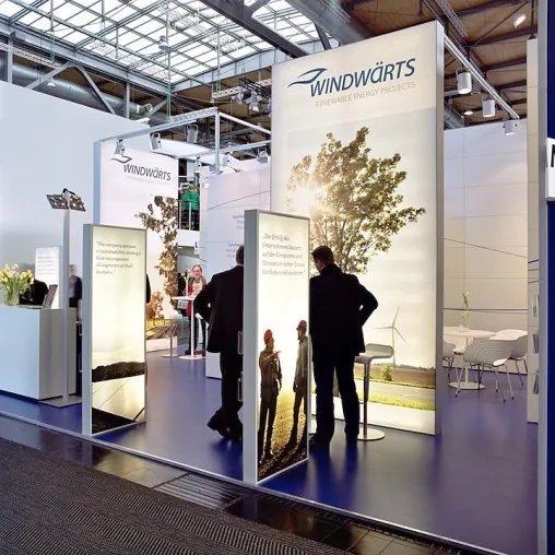 Frisch wie der Wind - Windwärts mit MIKS Konzepte auf der Hannover Messe 2011 Bild: Frisch wie der Wind - Windwärts mit MIKS Konzepte auf der Hannover Messe 2011
