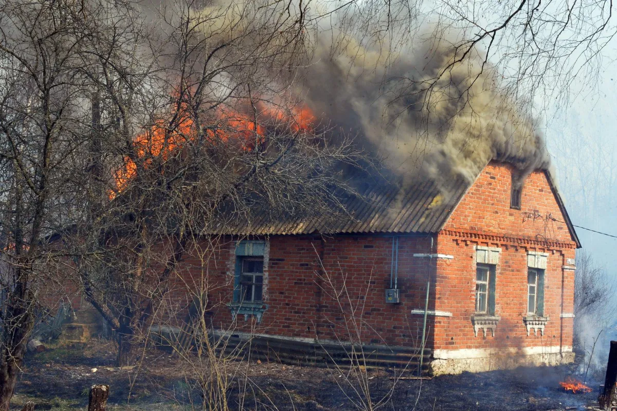 Waldbrände in Tschernobyl / Foto Sergiy Gashak, Aleksandr Sirota