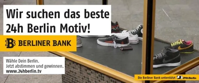 Bild: Berliner Bank und 24h Berlin suchen das beste Berlin-Motiv