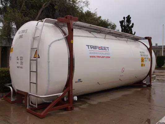 Bild: Trifleet Leasing ist der erste Tankcontainervermieter mit neuen Swap-Body Tankcontainern mit Leichtbau-Rahmen