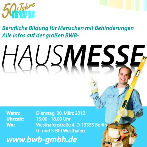 Hausmesse der Berliner Werkstätten für Behinderte 2012 Bild: Hausmesse der Berliner Werkstätten für Behinderte 2012