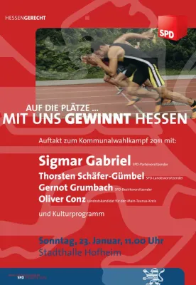 Bild: „Wir gewinnen Hessen“ - Auftakt zum Kommunalwahlkampf am 23.1. mit Sigmar Gabriel in Hofheim