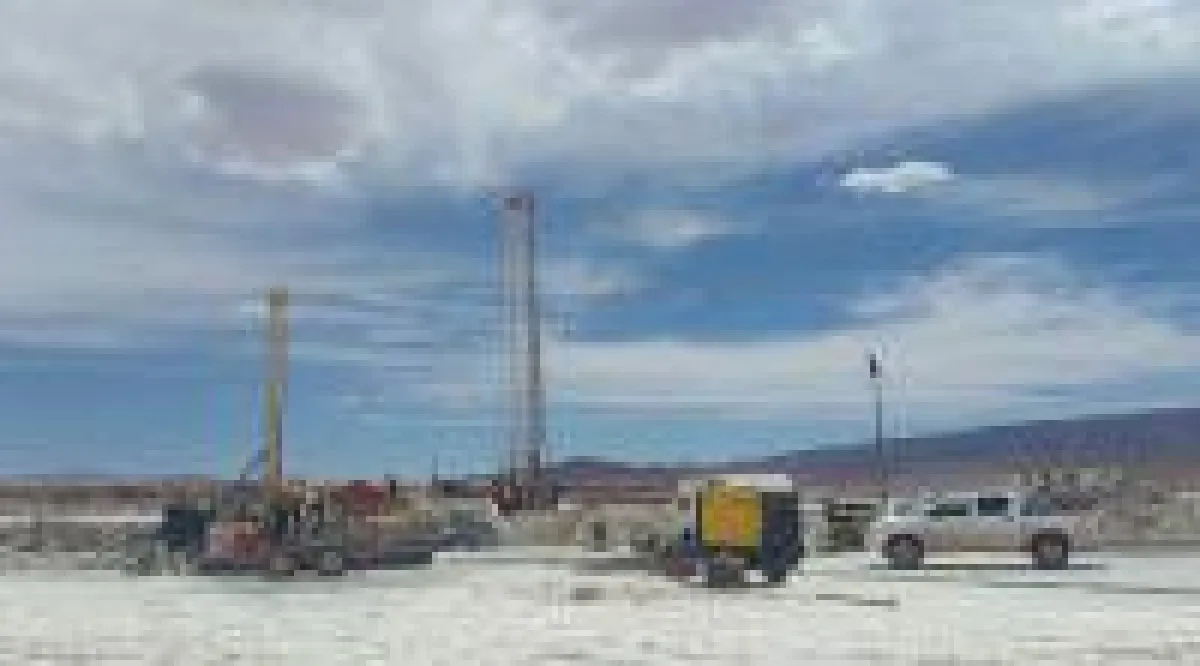 Bohrung auf einem Lithiumprojekt; Foto: Millennial Lithium