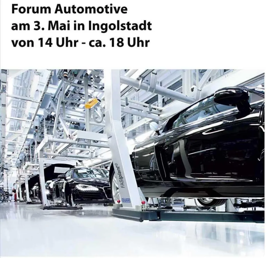 Automotive Workshop am 3. Mai