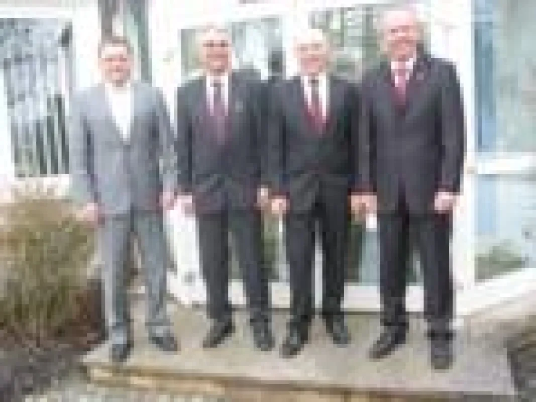 Die neue Kassecker-Führungscrew (v. l.) Manfred Rosner, Josef Andritzky, Ewald Weber und Bernd Fürbringer.