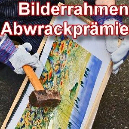 Deutschland wrackt ab - Die Bilderrahmen-Abwrackprämie Bild: Deutschland wrackt ab - Die Bilderrahmen-Abwrackprämie