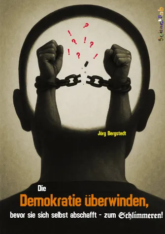 Neu und brisant: Buch „Die Demokratie überwinden, bevor sie sich selbst abschafft – zum Schlimmeren!“ Bild: Neu und brisant: Buch „Die Demokratie überwinden, bevor sie sich selbst abschafft – zum Schlimmeren!“
