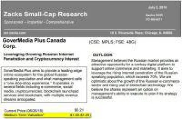 Bild: GoverMedia Plus wächst rasant! Zacks sieht 400 % Kurspotenzial!