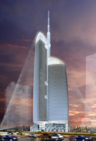 Bild: Ausstellung zum höchsten Haus Europas: Federation Tower Moskau-City