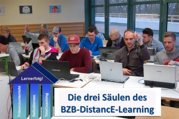 Bild: Staffelstab in der Meisterschule für Maurer und Betonbauer weitergegeben