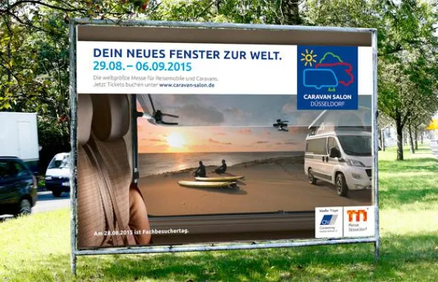 Bild: Kaiserberg Kommunikation: Erfolgreiche Werbekampagne für die CARAVAN SALON DÜSSELDORF 2015