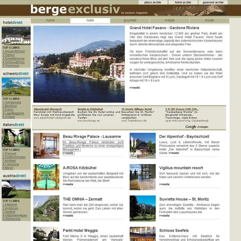 www.berge-exclusiv.de