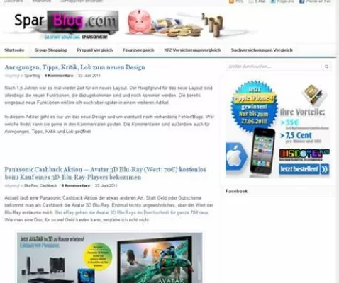Drei Jahre SparBlog: Zum Geburtstag überrascht der Schnäppchen-Blog mit einem Web-Relaunch und Gewinnspielen Bild: Drei Jahre SparBlog: Zum Geburtstag überrascht der Schnäppchen-Blog mit einem Web-Relaunch und Gewinnspielen