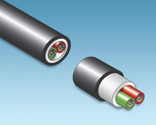 TWINTUBE schafft Platz im Kabelkanal Bild: TWINTUBE schafft Platz im Kabelkanal