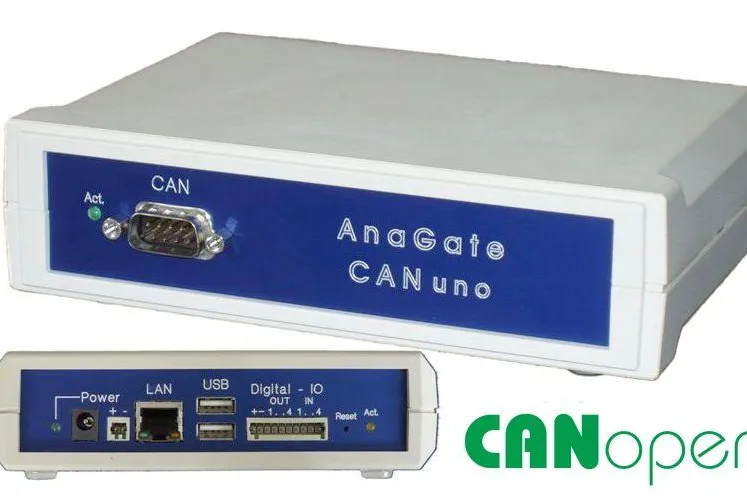 Bild: CAN-Ethernet-Gateways mit Unterstützung für CANopen-Framework CANFestival