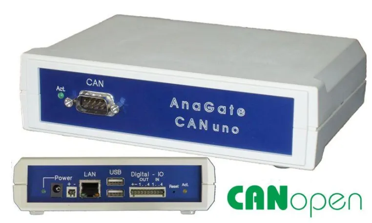 Bild: CAN-Ethernet-Gateways mit Unterstützung für CANopen-Framework CANFestival