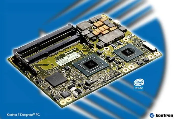 Bild: Kontron stellt neue COM Express™ Computer-on-Modules mit 45nm Dual-Core Prozessoren von Intel® vor