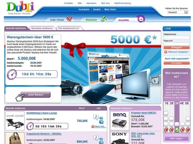 Bild: Auktionsportal DubLi versteigert Sack Berliner Luft