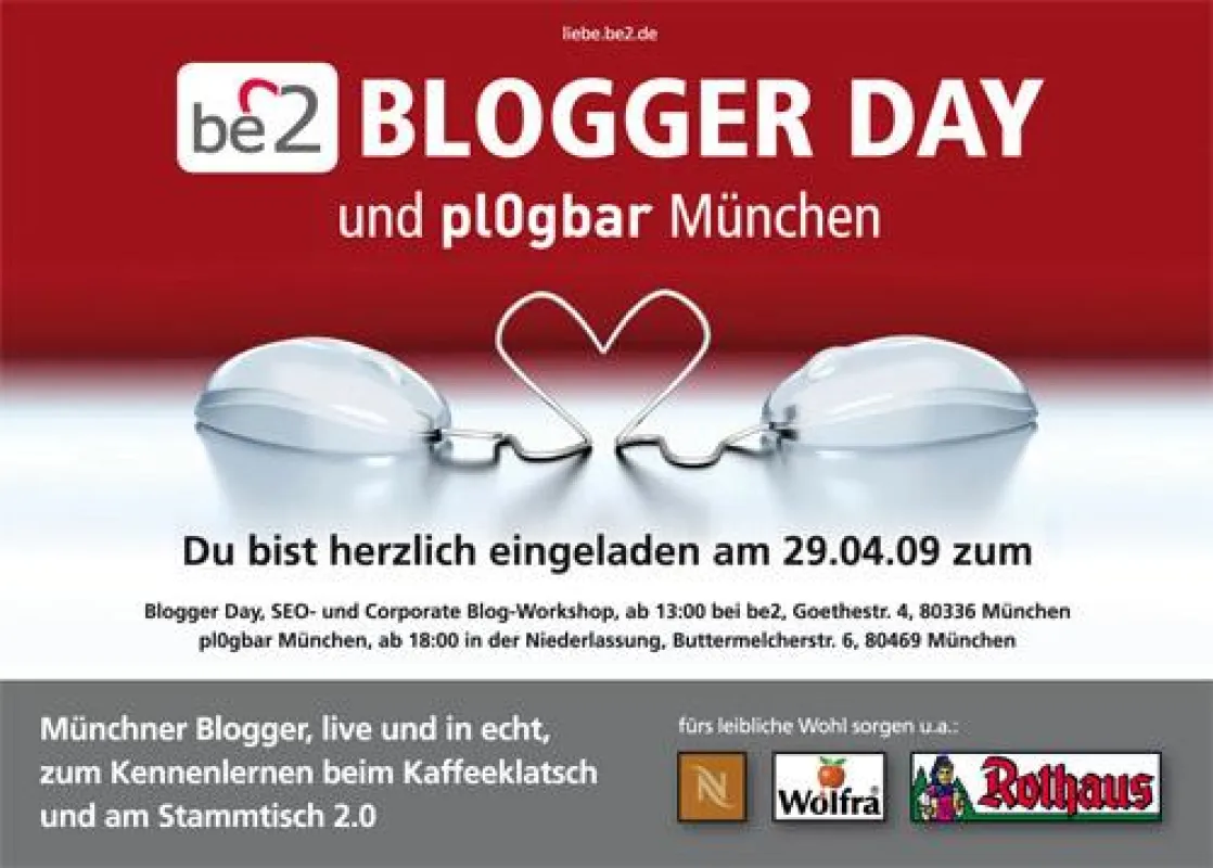 Einladung zum Blogger Day