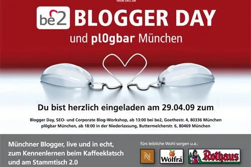Bild: be2 lädt zum Blogger Day in München