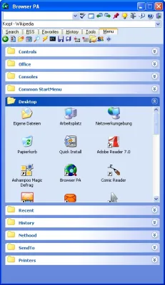 Bild: Browser P.A. 1.36: Ihr persönlicher Assistent im Internet