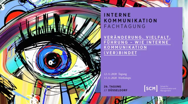Bild: 26. Fachtagung Interne Kommunikation am 12. November 2020 in Düsseldorf: Veränderung, Vielfalt, Führung