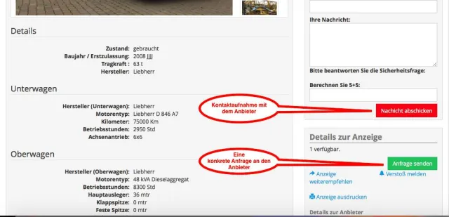 Bild: CRANEMARKET24 -- Kaufen und Verkaufen von Kran- u. Hebetechnik